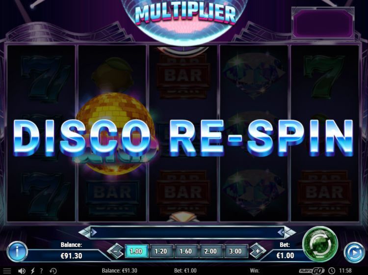 Disco Diamonds slot Respin