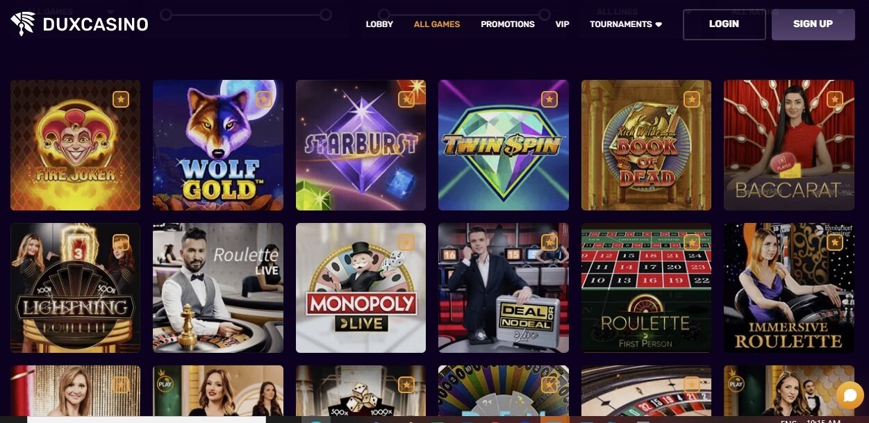 Dux Casino review