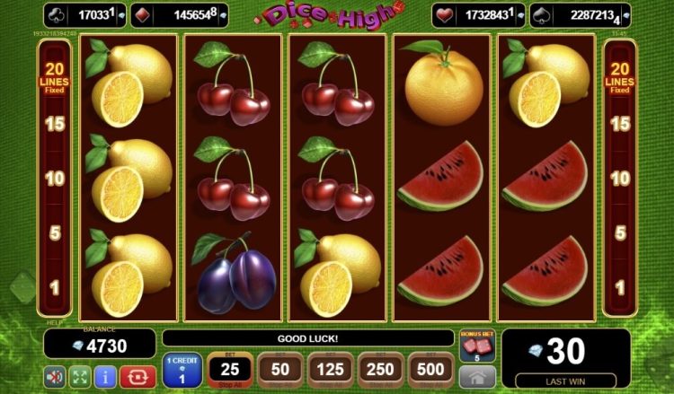 EGT Dice High slot review