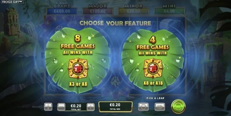 Frogs Gift Free Spins bonus