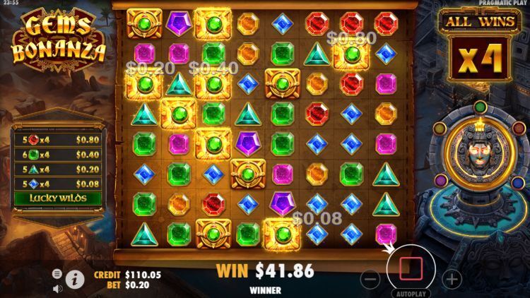 Gems Bonanza gokkast gameplay Pragmatic Play