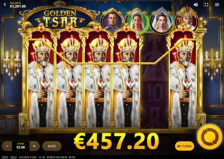 Golden Tsar slot review mega win