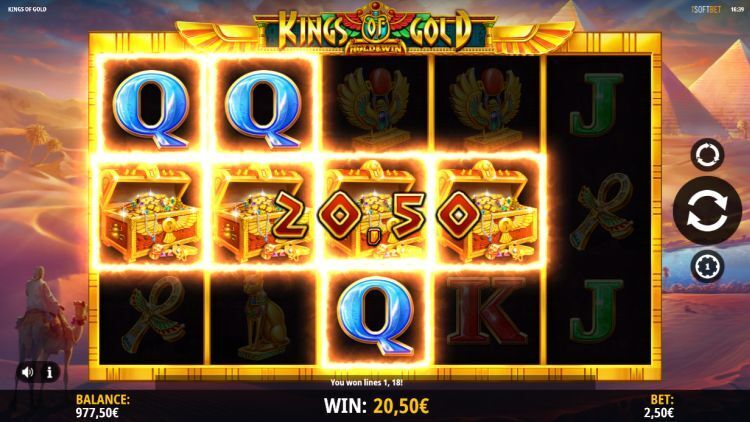 Kings of Gold hold and win iSoftBet