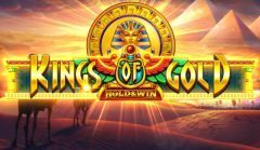 Slots - Kings of Gold hold and win slot logo