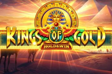 Kings of Gold hold and win slot logo