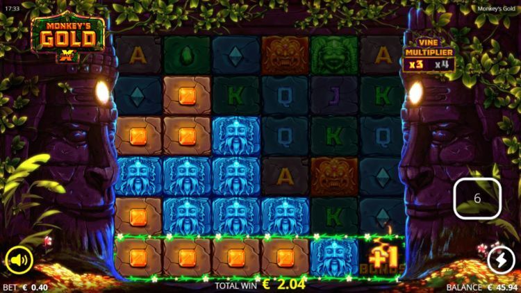 Monkey's Gold slot bonus win Nolimit City
