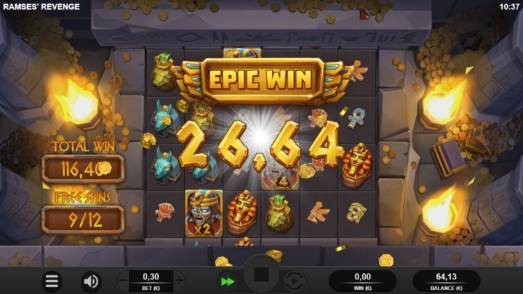 Ramses revenge slot review epic win 2