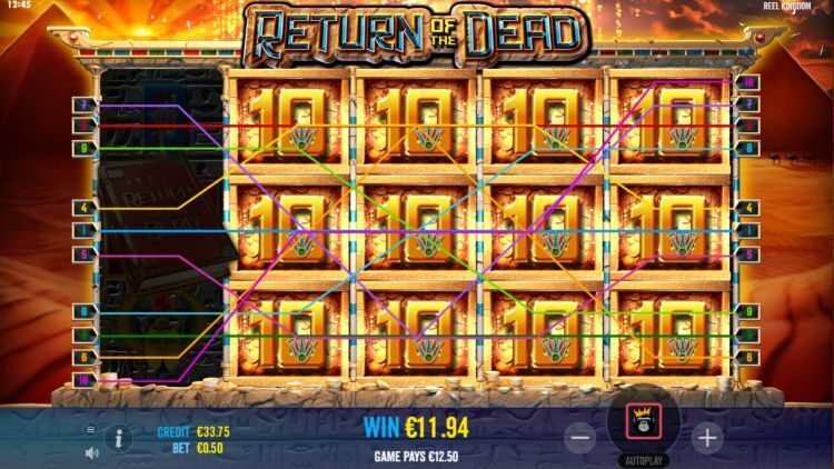 Return of the Dead online slot gameplay review