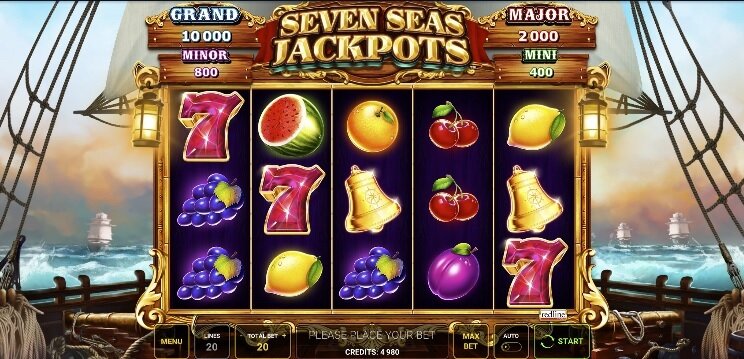 Seven Seas Jackpots online gokkast jackpot