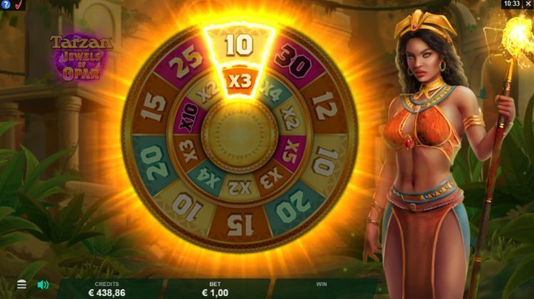 Tarzan and the Jewels of Opar wheel bonus