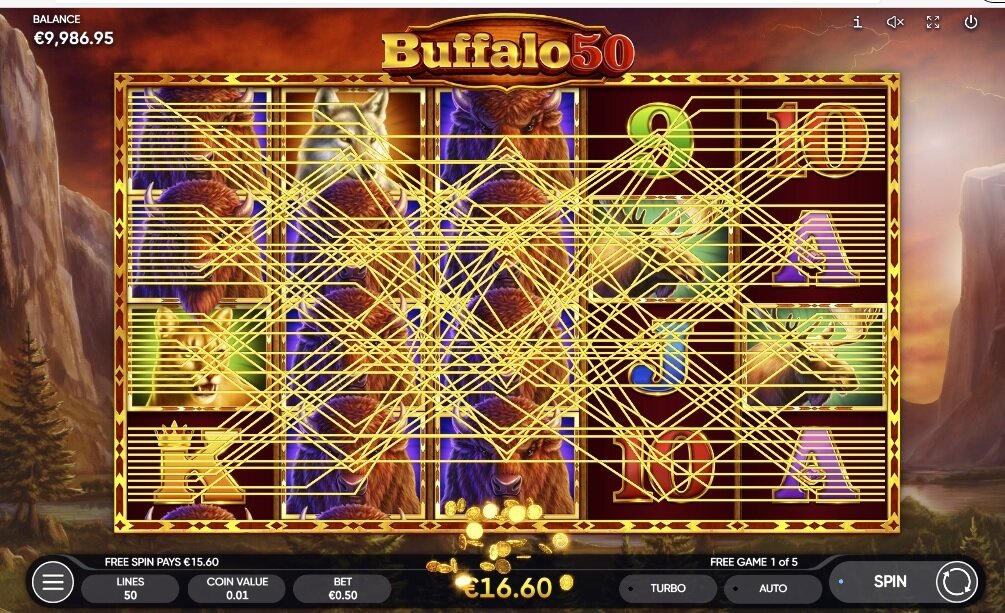 buffalo 50 slot