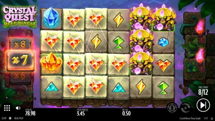 Crystal Quest Deep Jungle gokkast big win