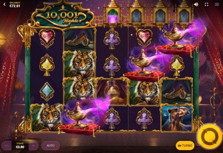 10001 Nights slot red tiger review