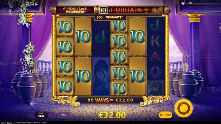 Ali Baba's Luck Megaways slot big win