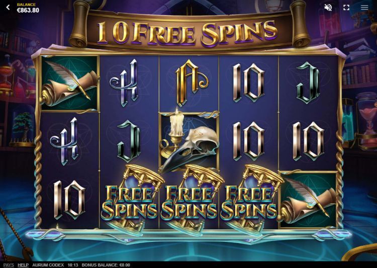 Aurum Codex gokkast Free Spins