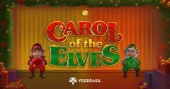 Slots - Carol of the Elves slot review yggdrasil logo