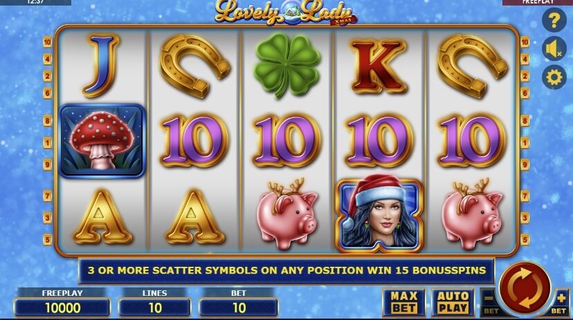 Lovely Lady Xmas slot