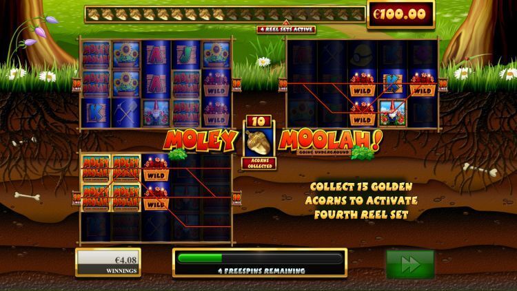 Moley Moolah slot review free spins