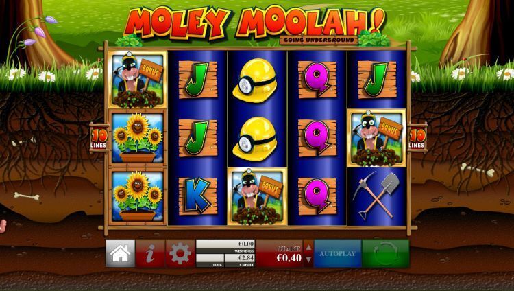 Moley Moolah slot Free Spins trigger