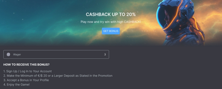 Monixbet 15% Cash Back Bonus