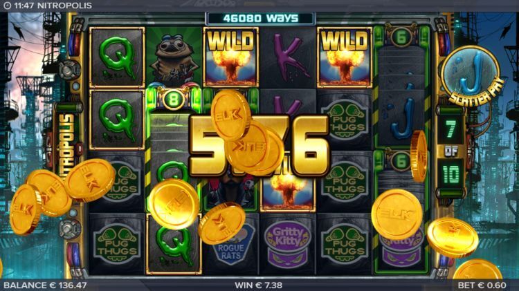Nitropolis gokkast gameplay