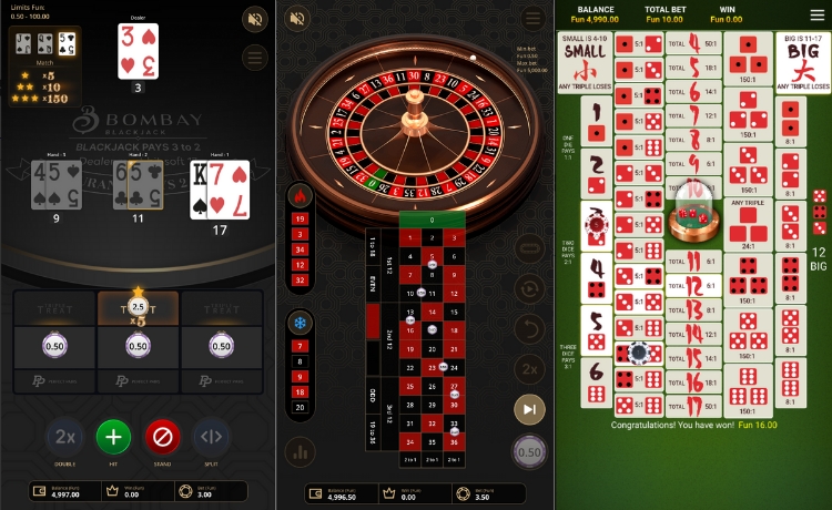 OneTouch Casino Mobiele Tafelspelen