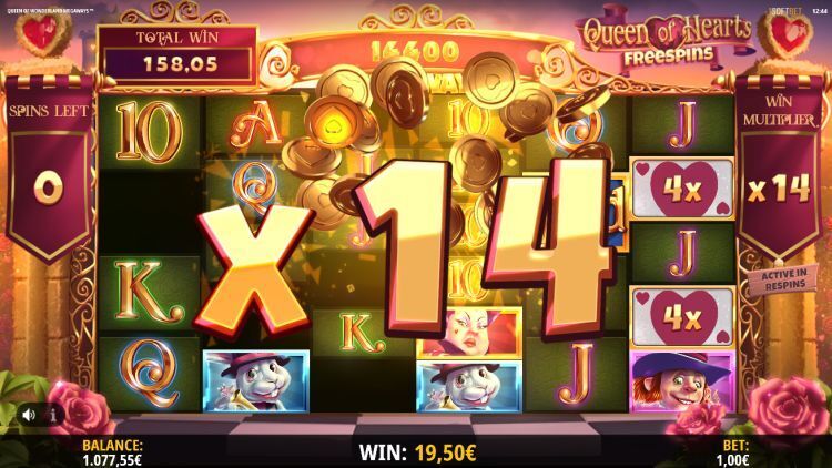 Queen of Wonderland Megaways gokkast gameplay