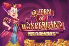 Slots - Queen of wonderland megaways slot review logo