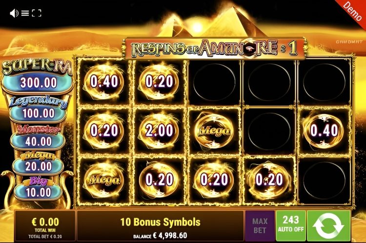 Ramses Book Respins of Amun Re online gokkast review