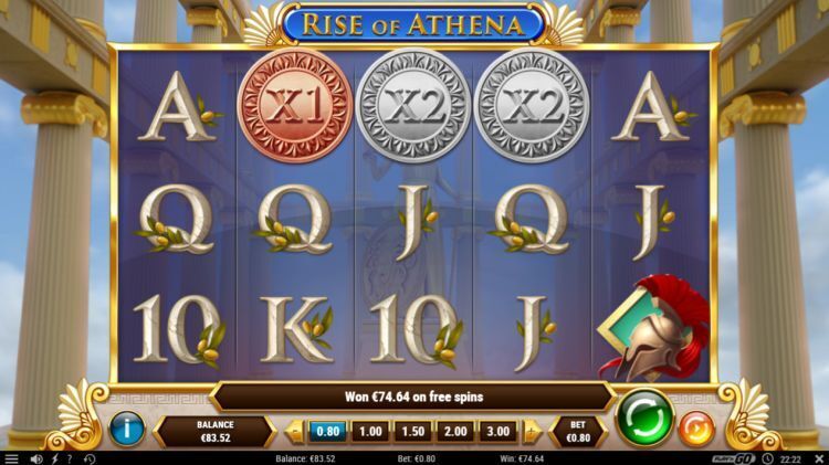 Rise of Athena slot review play n go
