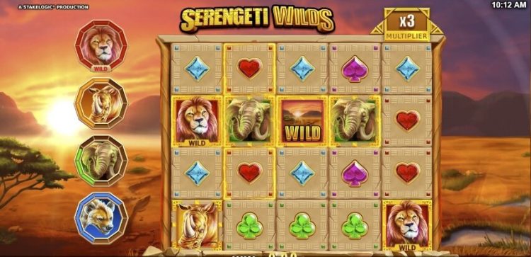 Serengeti Wilds online slot gameplay