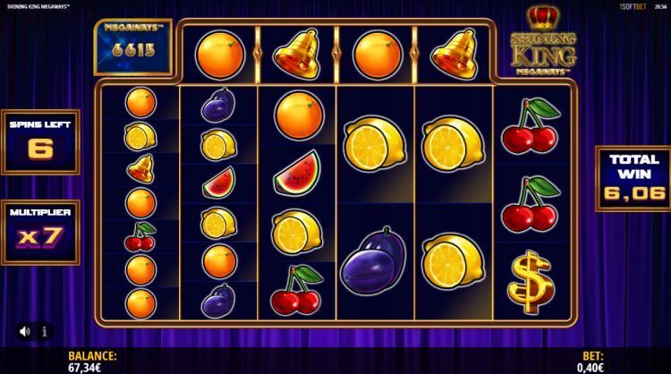 Shining King Megaways online slot Free Spins