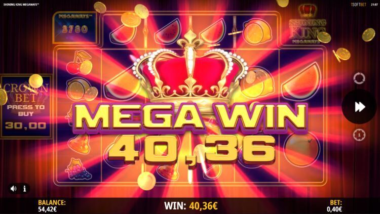 Shining King Megaways gokkast mega win