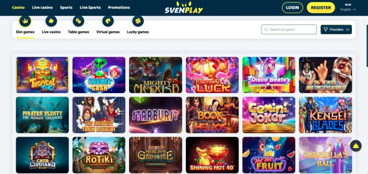 Svenplay Casino Spelaanbod