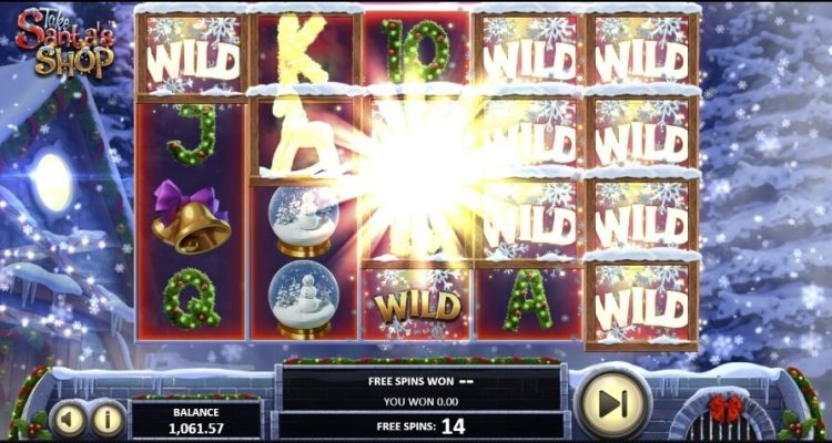 Take Santa's Shop slot Free Spins