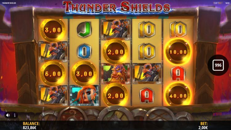 Thunder Shields isoftbet slot bonus trigger