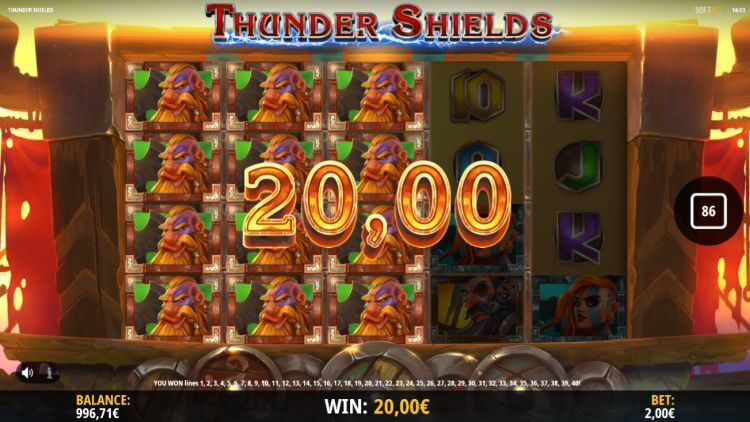 Thunder Shields isoftbet slot win