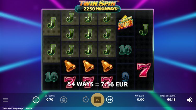 Twin Spin Megaways netent slot review