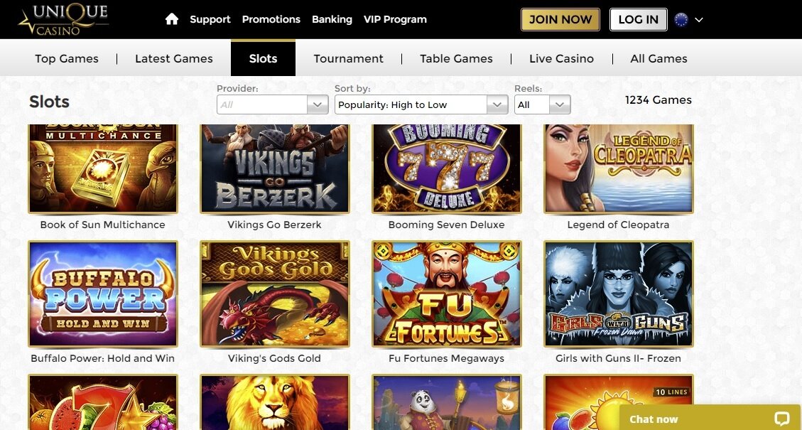 Unique Casino review