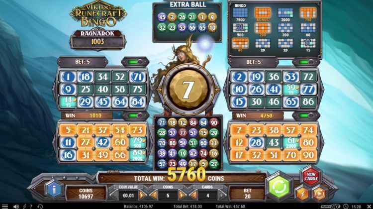 Viking Runecraft bingo big win