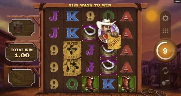 Wanted Outlaw Nobleways slot gameplay