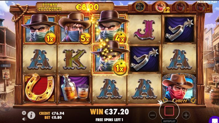 Cowboys Gold gokkast bonus win Pragmatic Play