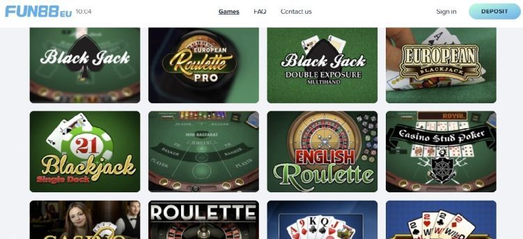 FUN88eu Live Casino