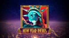 Slots - new-year-riches slot logo