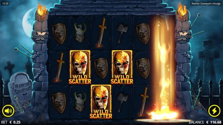 warrior graveyard xnudge slot bonus trigger 2