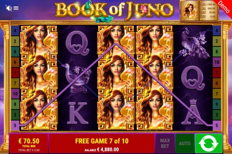 Book of Juno slot Free Spins