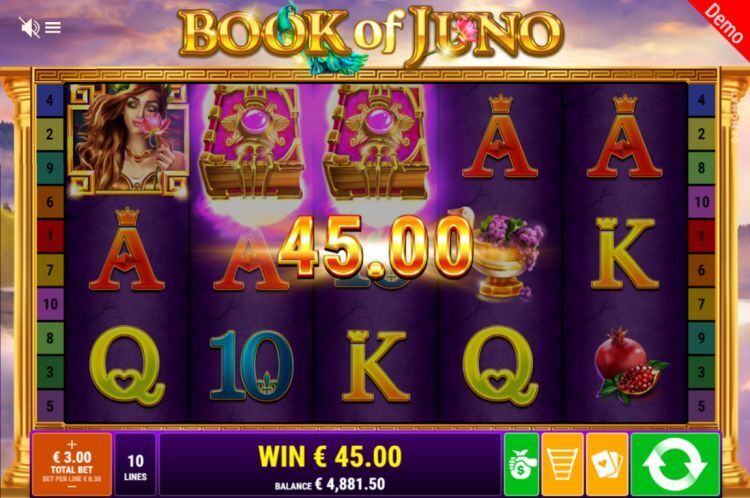 Book of Juno slot Gamomat review