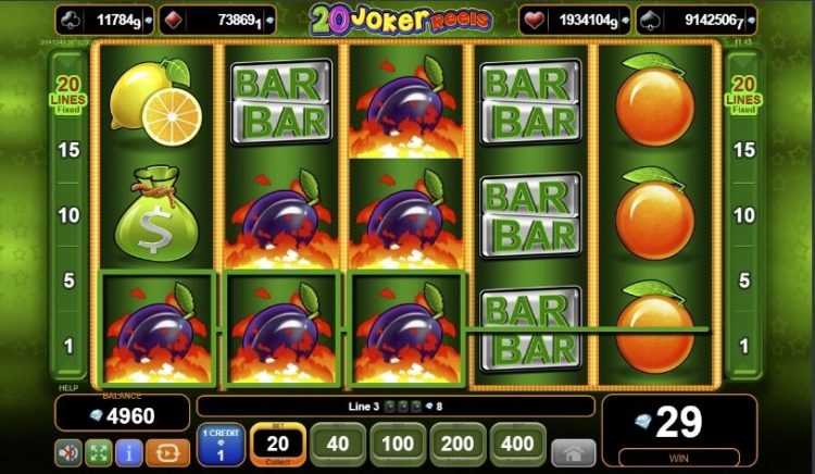 20 Joker Reels EGT slot review