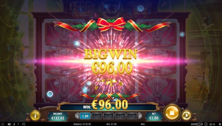 Holiday Spirits slot play n go big win