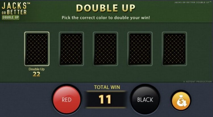 Jacks or Better Double Up strategie